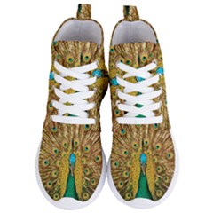 Peacock Feather Bird Peafowl Women s Lightweight High Top Sneakers by Cemarart