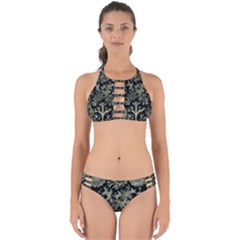 Weave Haeckel Lichenes Photobionten Perfectly Cut Out Bikini Set by Cemarart