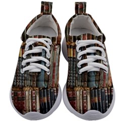 Psychedelic Digital Art Artwork Landscape Colorful Kids Athletic Shoes by Bedest