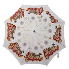 Merry Christmas  Hook Handle Umbrellas (small) by bego