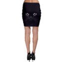 Black Cat Face Bodycon Skirt View2