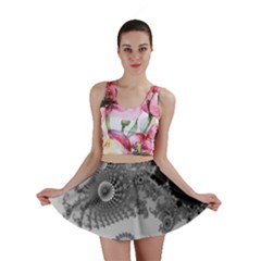 Males Mandelbrot Abstract Almond Bread Mini Skirt by Cemarart