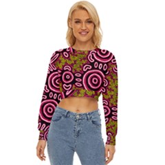 Authentic Aboriginal Art - You Belong Lightweight Long Sleeve Sweatshirt by hogartharts