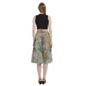 Golf Course Par Green A-Line Full Circle Midi Skirt With Pocket View4