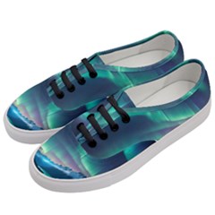 Aurora Borealis Women s Classic Low Top Sneakers by Ndabl3x