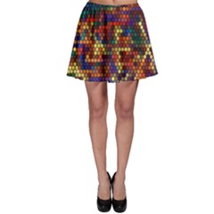 Pattern Dots Wallpaper Seamless Pattern Skater Skirt by Ndabl3x
