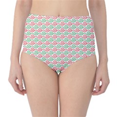 Mosaic Hexagon Honeycomb Classic High-waist Bikini Bottoms by Ndabl3x