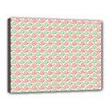 Background Pattern Leaves Texture Canvas 16  x 12  (Stretched) View1