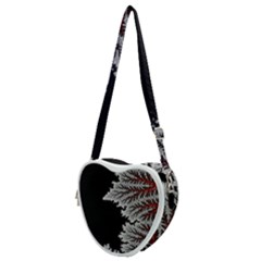 Abstract City Retro Sunset Night Heart Shoulder Bag by Bedest