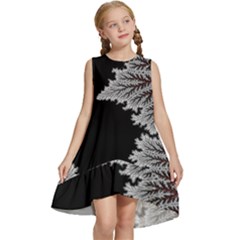 Astrology Surreal Surrealism Trippy Visual Art Kids  Frill Swing Dress by Bedest
