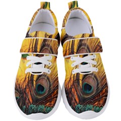 Sunset Illustration Water Night Sun Landscape Grass Clouds Painting Digital Art Drawing Women s Velcro Strap Shoes by Cemarart