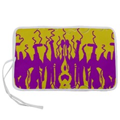 Yellow And Purple In Harmony Pen Storage Case (s) by pepitasart