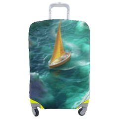 Lion King Of The Jungle Nature Luggage Cover (medium) by Cemarart