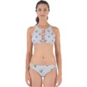 Pattern Leaves Daisies Print Perfectly Cut Out Bikini Set View1