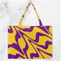 Waves Pattern Lines Wiggly Medium Tote Bag View1