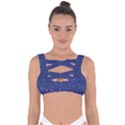 Texture Grunge Speckles Dots Bandaged Up Bikini Top View1