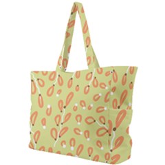 Pattern Leaves Print Background Simple Shoulder Bag