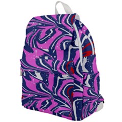 Texture Multicolour Grunge Top Flap Backpack by Cemarart