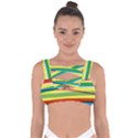 Print Ink Colorful Background Bandaged Up Bikini Top View1
