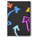 Ink Brushes Texture Grunge 5.5  x 8.5  Notebook View2