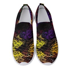 Abstract Painting Colorful Women s Slip On Sneakers by Cemarart