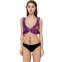 Building Architecture City Facade Low Cut Ruffle Edge Bikini Top View1