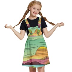 Painting Colors Box Green Kids  Apron Dress by Bedest