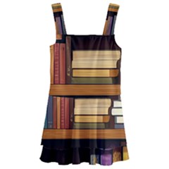 Book Nook Books Bookshelves Comfortable Cozy Literature Library Study Reading Room Fiction Entertain Kids  Layered Skirt Swimsuit by Maspions