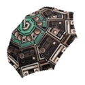 Retro Electronics Old Antiques Texture Wallpaper Vintage Cassette Tapes Retrospective Folding Umbrellas View2