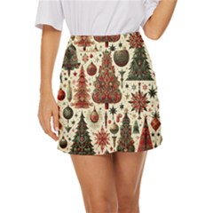 Christmas Decoration Mini Front Wrap Skirt by Bedest