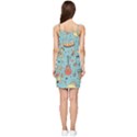 Seamless Pattern Musical Instruments Notes Headphones Player Summer Tie Front Dress View2