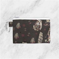 Vintage Tattoos Nautical Canvas Cosmetic Bag (small) by Apen