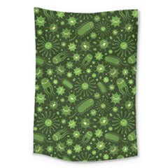 Seamless Pattern With Viruses Large Tapestry by Apen