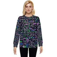 Math Linear Mathematics Education Circle Background Hidden Pocket Sweatshirt by Apen