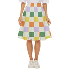 Board Pictures Chess Background Classic Short Skirt by Maspions