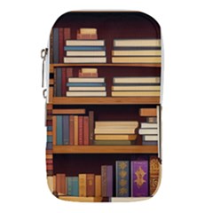 Book Nook Books Bookshelves Comfortable Cozy Literature Library Study Reading Room Fiction Entertain Waist Pouch (large) by Maspions