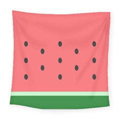 Watermelon Melon Fruit Healthy Food Meal Breakfast Lunch Juice Lemonade Summer Square Tapestry (large) by Maspions
