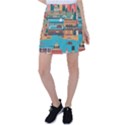 City Painting Town Urban Artwork Tennis Skirt View1