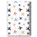 Airplane Pattern Plane Aircraft Fabric Style Simple Seamless 5.5  x 8.5  Notebook View2