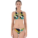 Geometric Pattern Retro Colorful Abstract Perfectly Cut Out Bikini Set View1