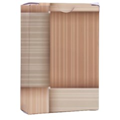 Wooden Wickerwork Texture Square Pattern Playing Cards Single Design (rectangle) With Custom Box by Maspions