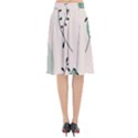 Plants Pattern Design Branches Branch Leaves Botanical Boho Bohemian Texture Drawing Circles Nature Flared Midi Skirt View2