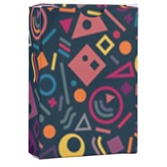 Random, Abstract, Forma, Cube, Triangle, Creative Playing Cards Single Design (rectangle) With Custom Box by nateshop