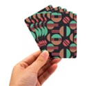 Abstract Geometric Pattern Playing Cards Single Design (Rectangle) with Custom Box View3