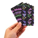 Abstract Pattern Flora Flower Playing Cards Single Design (Rectangle) with Custom Box View3