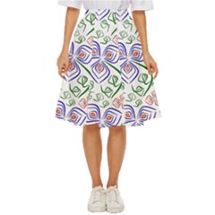 Bloom Nature Plant Pattern Classic Short Skirt by Maspions
