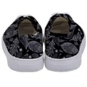 Leaves Flora Black White Nature Kids  Classic Low Top Sneakers View4