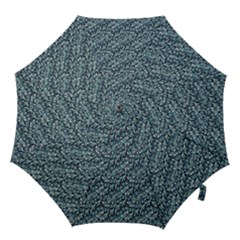 Blue Paisley Hook Handle Umbrellas (medium) by DinkovaArt