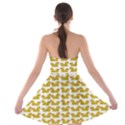 Little Bird Motif Pattern Wb Strapless Bra Top Dress View2