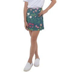 Spring Design  Kids  Tennis Skirt by AlexandrouPrints